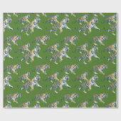 Tiger Animal Pattern Oerwoud Cadeaupapier (Vlak)