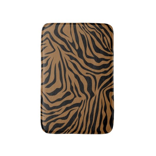 Tiger Animal Print Badmat (Voorkant Verticaal)