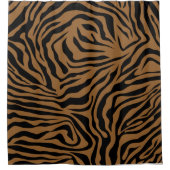 Tiger Animal Print Douchegordijn (Voorkant)