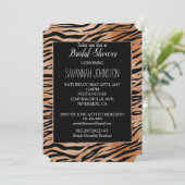 Tiger Animal Print Kaart (Staand voorkant)