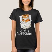 Tiger Animal Sleepshirt Pajamas Nightgown  T-shirt (Voorkant)