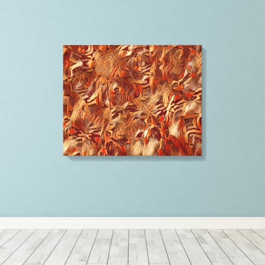 Tiger Army Canvas Afdruk (Insitu (Houten vloer))