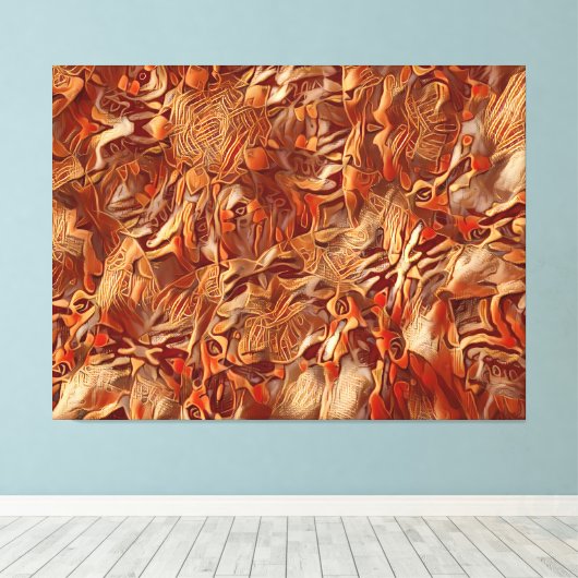 Tiger Army Canvas Afdruk (Insitu (Houten vloer))