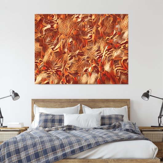 Tiger Army Canvas Afdruk (Insitu (Slaapkamer))