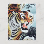 Tiger Art Briefkaart (Voorkant)