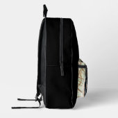 Tiger Art Color Pencil Tekening Bedrukte Rugzak (Links)