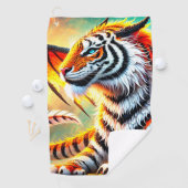 Tiger Art Golfhanddoek (Insitu)