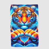 Tiger Art Golfhanddoek (Voorkant)