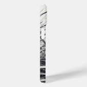 Tiger Art Kleur Gedeeltelijke Zwart Wit Tekening Case-Mate iPhone Case (Achterkant / Rechts)