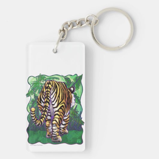Tiger Art Monogram Sleutelhanger (achterkant)
