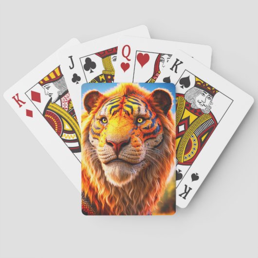 Tiger Art Pokerkaarten (Achterkant)