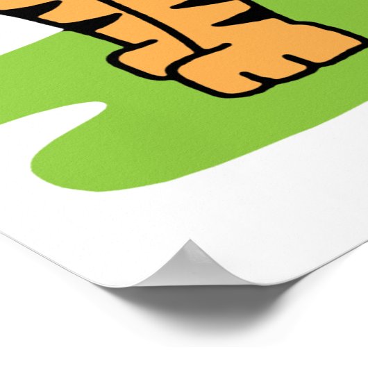 Tiger Art Poster (Hoek)