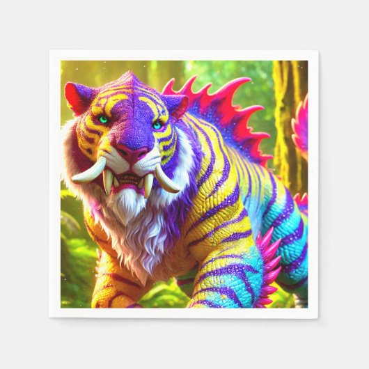 Tiger Art Servet (Voorkant)