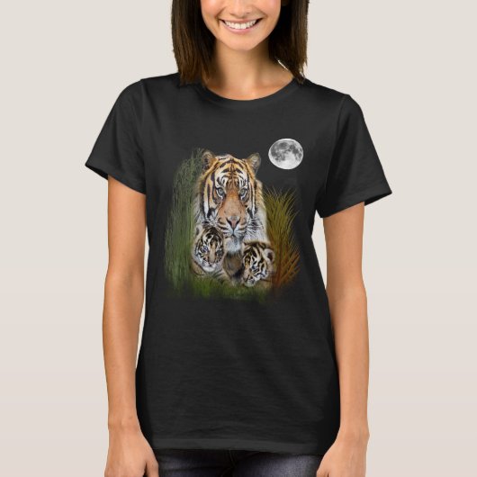 Tiger art t-shirts (Voorkant)