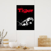 Tiger Artwork Poster (Keuken)
