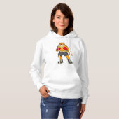 Tiger at Boxing with Boxing gloves Hoodie (Voorkant volledig)