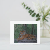 Tiger at Rest Briefkaart (Staand voorkant)