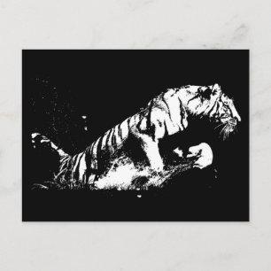 Tiger Attacking Briefkaart