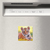Tiger Baby Cub Magneet (Insitu (Vaatwasser))