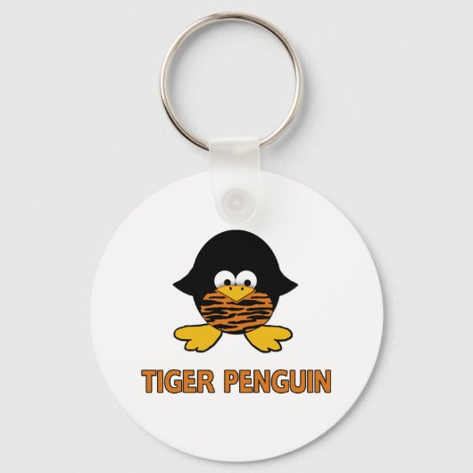 Tiger Baby Penguin Sleutelhanger (Voorkant)