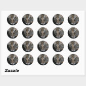Tiger Baby Ronde Sticker (Vel)