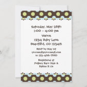 Tiger Baby shower uitnodiging voor jongens (Achterkant)