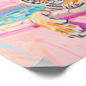 Tiger Badkamer Print (Hoek)