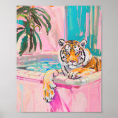 Tiger Badkamer Print (Voorkant)