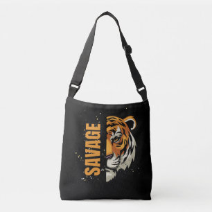 Tiger Bags voor dames Crossbody Tas