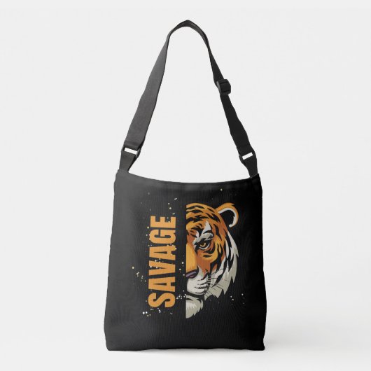Tiger Bags voor dames Crossbody Tas (Voorkant)