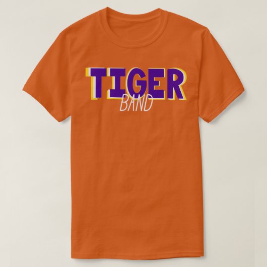 Tiger Band T-shirt (Design voorkant)