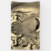 TIGER Banner MET GROMMET (Verticaal)