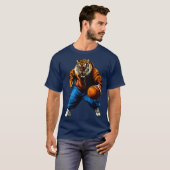 Tiger Basketball T-shirt (Voorkant volledig)