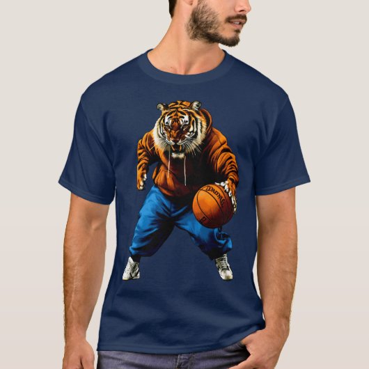 Tiger Basketball T-shirt (Voorkant)