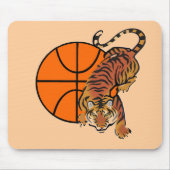Tiger Basketball T-shirts en Gifts Muismat (Voorkant)