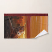 Tiger Bathroom Towel Set Bad Handdoek (Handdoek)