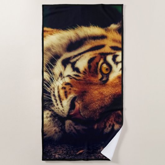Tiger Beach Towel Strandlaken (Voorkant)