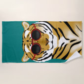 Tiger Beach Towel Strandlaken (Voorkant)