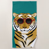 Tiger Beach Towel Strandlaken (Voorkant)