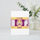 Tiger Beer Manhattan Brewing Chicago Illinois Can Briefkaart (Staand voorkant)