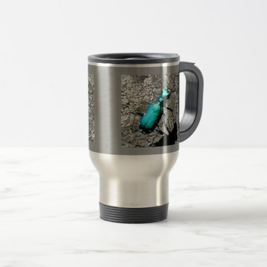 Tiger Beetle Travel Mug Reisbeker (Voorkant rechts)