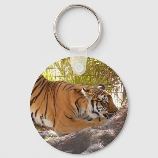 Tiger Bengali 001 Sleutelhanger (Voorkant)