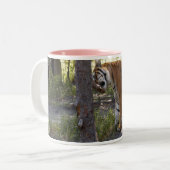 Tiger Bengali 008 Tweekleurige Koffiemok (Voorkant links)