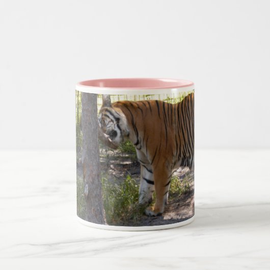 Tiger Bengali 008 Tweekleurige Koffiemok (Center)