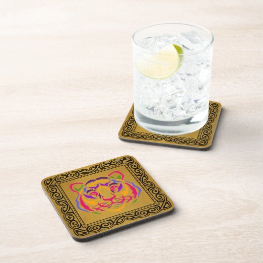 Tiger Beverage Coaster Bier Onderzetter (Rechterzijde)