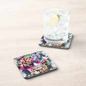 Tiger Beverage Coaster | Tijgertekening Abstract Bier Onderzetter (Rechterzijde)