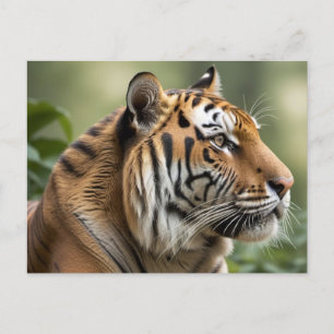 Tiger Big Cat Natuur Wildlife Afbeelding Briefkaart