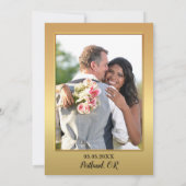 Tiger Big Cats Foto Weddenschap Hartelijk dank Save The Date (Achterkant)