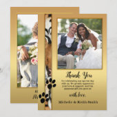 Tiger Big Cats Foto Weddenschap Hartelijk dank Save The Date (Voorkant / Achterkant)