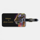 Tiger bij Henry Doorly Zoo Bagagelabel (Achterkant horizontaal)